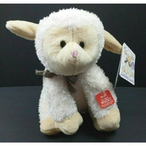 Gund Lullaby Musical Lamb Plush Stuffed Toy Christian Books Plays Jesus Loves Me